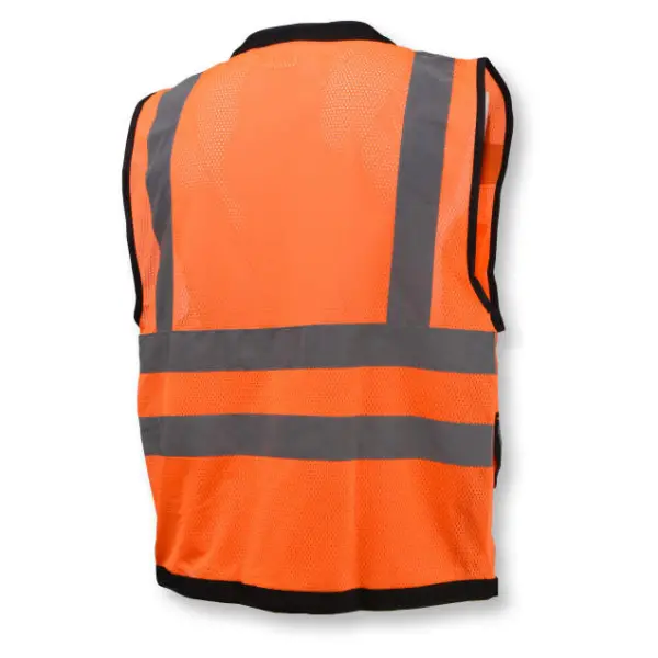 Type R Class 2 Heavy Duty Mesh/Solid Surveyor Safety Vest , 1EA #SV59Z-2 - Image 5