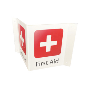 First Aid Cabinet V-Sign, 1 EA #FAVS