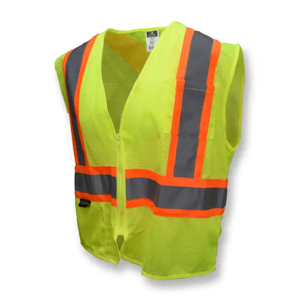 Economy Mesh X-Back Type R Class 2 Safety Vest with Two-Tone Trim #SV22X-2ZGM