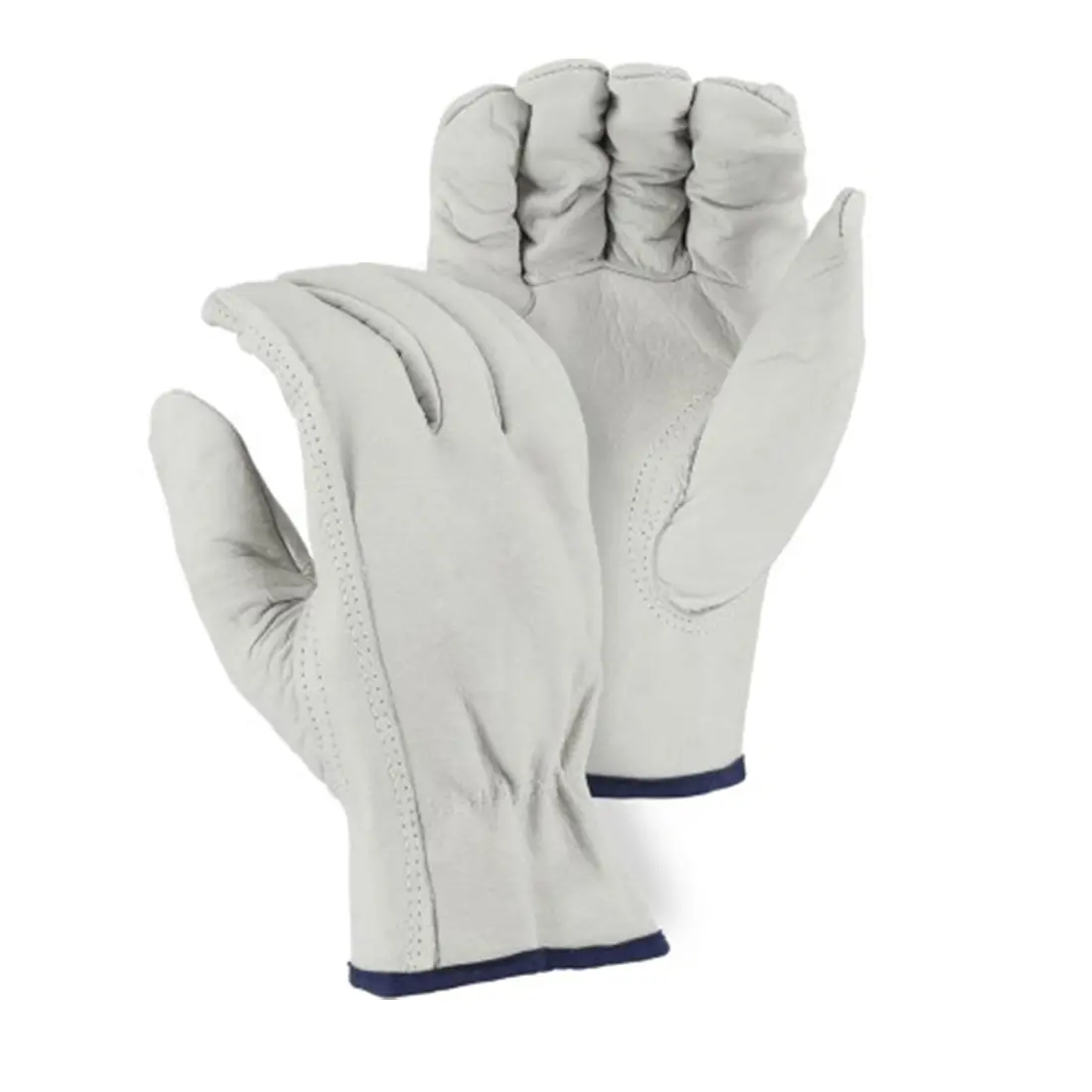 Industrial Grade Cowhide, Keystone Thumb, Drivers Glove, 1 DZ, #2510B-Logo (Logo Included)