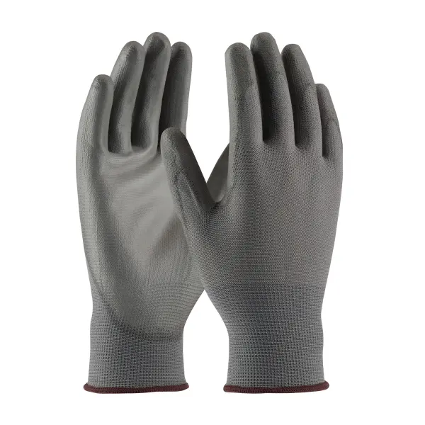 PIP® Seamless Knit Polyester Glove with Polyurethane Coated Flat Grip on Palm & Fingers, #33-G115