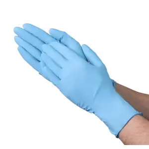 8.7 mil Blue Nitrile Chemo Exam Glove 50/Box #A1DH1