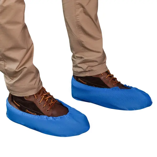 Blue Cast Polyethylene (CPE) Shoe Cover 300/Case #B95L2