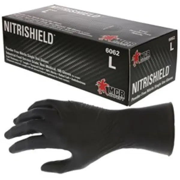 6 mil (6.6 g) NitriShield™ Gloves 12" Cuff 100/box #6062 - Image 3