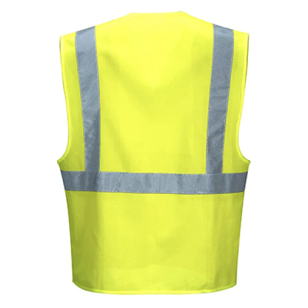 Hi-Vis Band and Brace Vest Yellow/Orange #C472 - Image 2