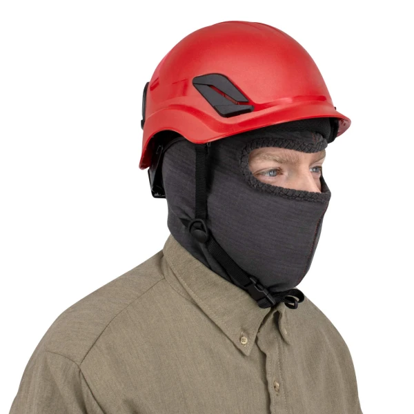POLARTEC® Power Grid™ FR Balaclava - Iron Gray, 1 EA #BALACLAVA-IG-Logo (Logo Included) - Image 5