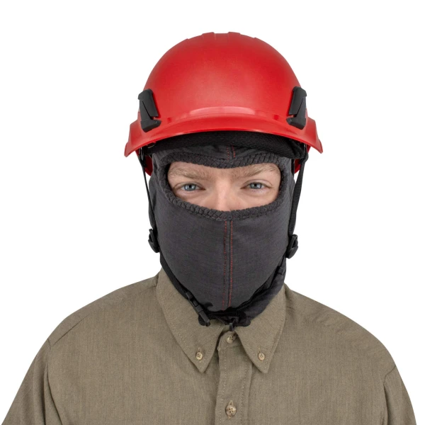 POLARTEC® Power Grid™ FR Balaclava - Iron Gray, 1 EA #BALACLAVA-IG-Logo (Logo Included) - Image 6