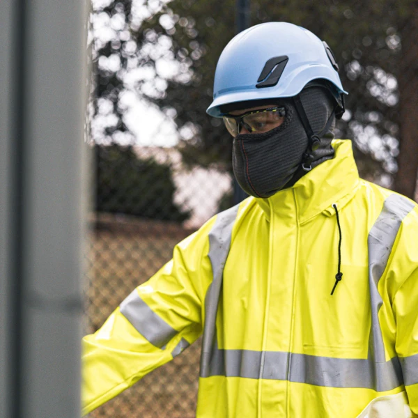 POLARTEC® Power Grid™ FR Balaclava - Iron Gray, 1 EA #BALACLAVA-IG-Logo (Logo Included) - Image 2