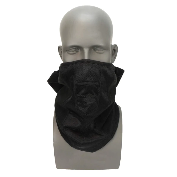 Nordic Blaze® Hinged Fleece Balaclava, Black, 1 EA  #RWL25BK-Logo (Logo Included) - Image 6