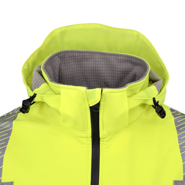 Type R Class 3 Softshell Ripstop Jacket - Hi-Vis Green #SJ322B-3ZGS-Logo (Logo Included) - Image 5