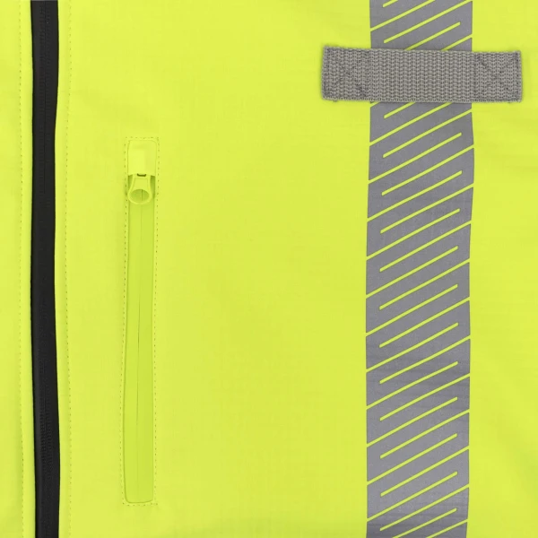 Type R Class 3 Softshell Ripstop Jacket - Hi-Vis Green #SJ322B-3ZGS-Logo (Logo Included) - Image 6