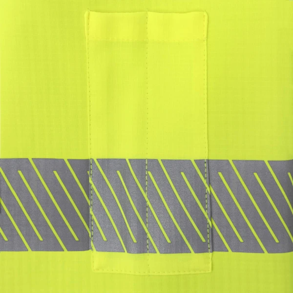 Type R Class 3 Softshell Ripstop Jacket - Hi-Vis Green #SJ322B-3ZGS-Logo (Logo Included) - Image 9