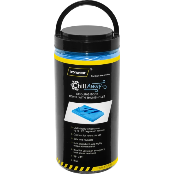 ChillAway Body , Large Cooling Blue Towel, 1 EA #1374-BL - Image 2