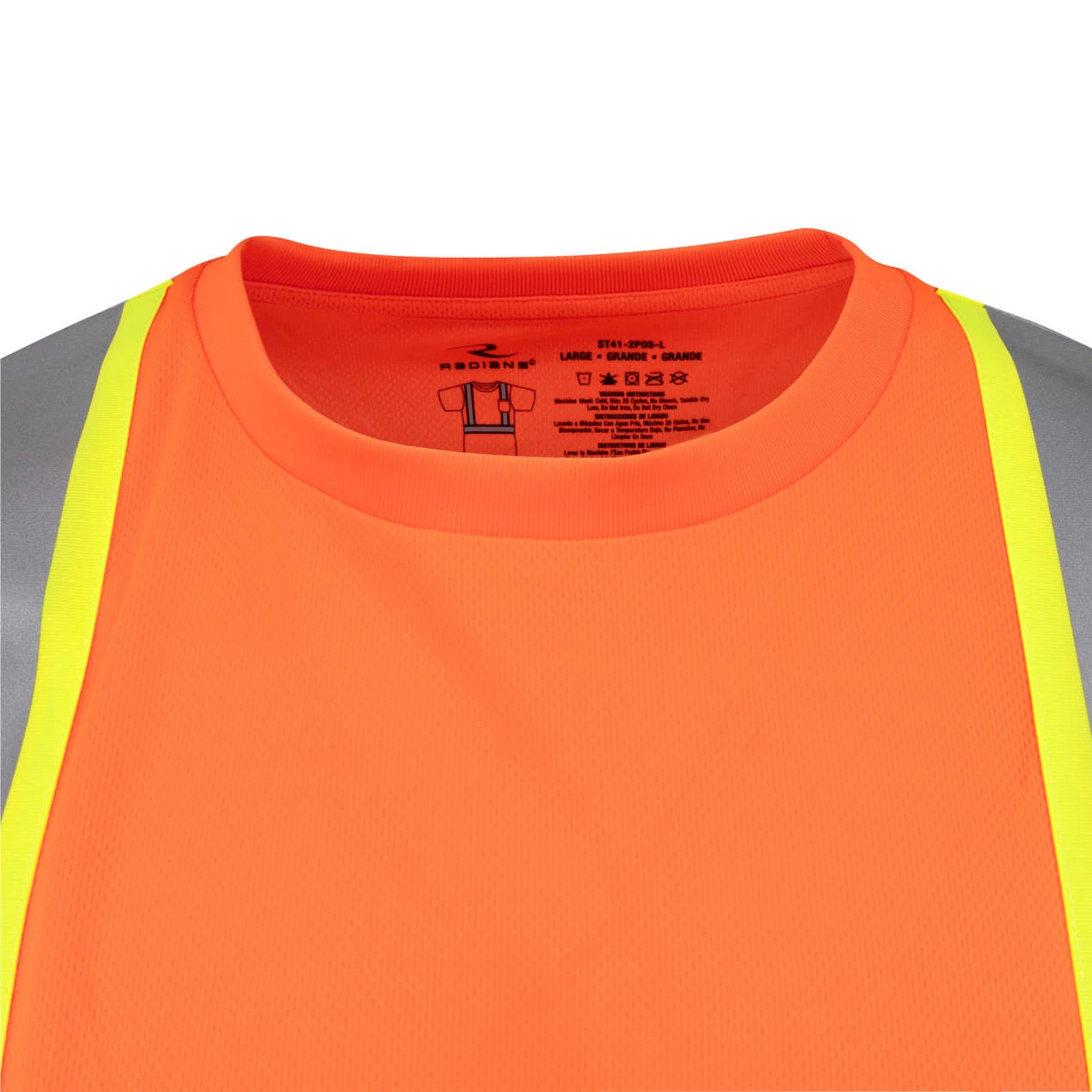 Class 2 Mesh Short Sleeve T-Shirt with Contrast Trim, 1 EA, #ST41-2 - Image 9