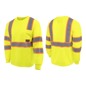 Class 3 Mesh Long Sleeve T-Shirt with Contrast Trim,  1 EA #ST41-3
