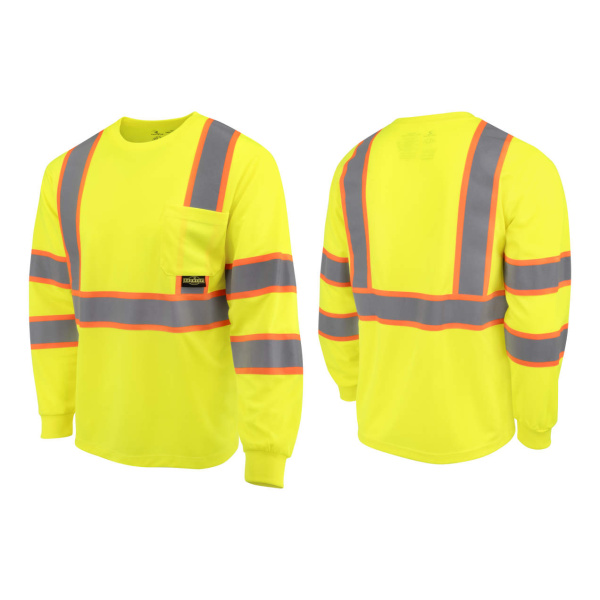 Class 3 Mesh Long Sleeve T-Shirt with Contrast Trim,  1 EA #ST41-3