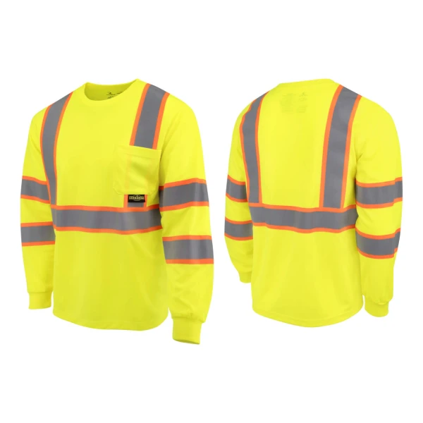 Class 3 Mesh Long Sleeve T-Shirt with Contrast Trim,  1 EA #ST41-3