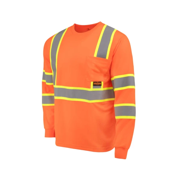 Class 3 Mesh Long Sleeve T-Shirt with Contrast Trim,  1 EA #ST41-3 - Image 8