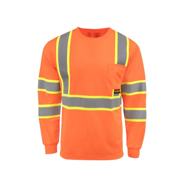 Class 3 Mesh Long Sleeve T-Shirt with Contrast Trim,  1 EA #ST41-3 - Image 5