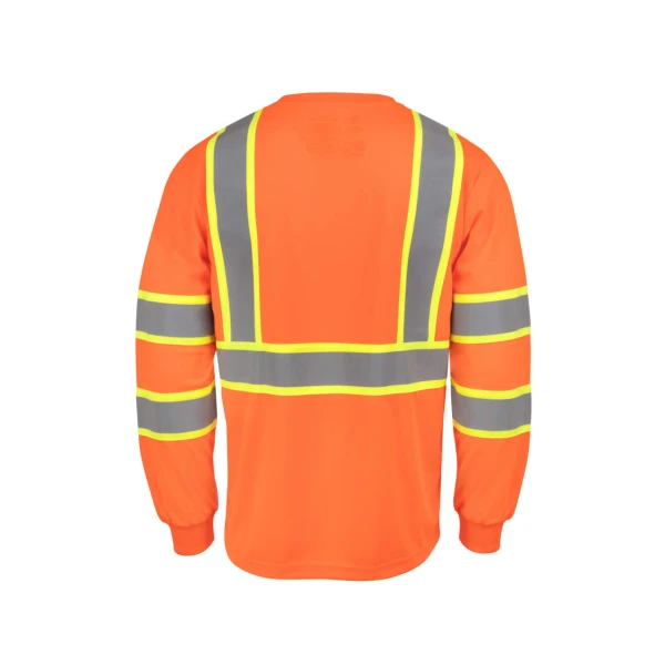 Class 3 Mesh Long Sleeve T-Shirt with Contrast Trim,  1 EA #ST41-3 - Image 4