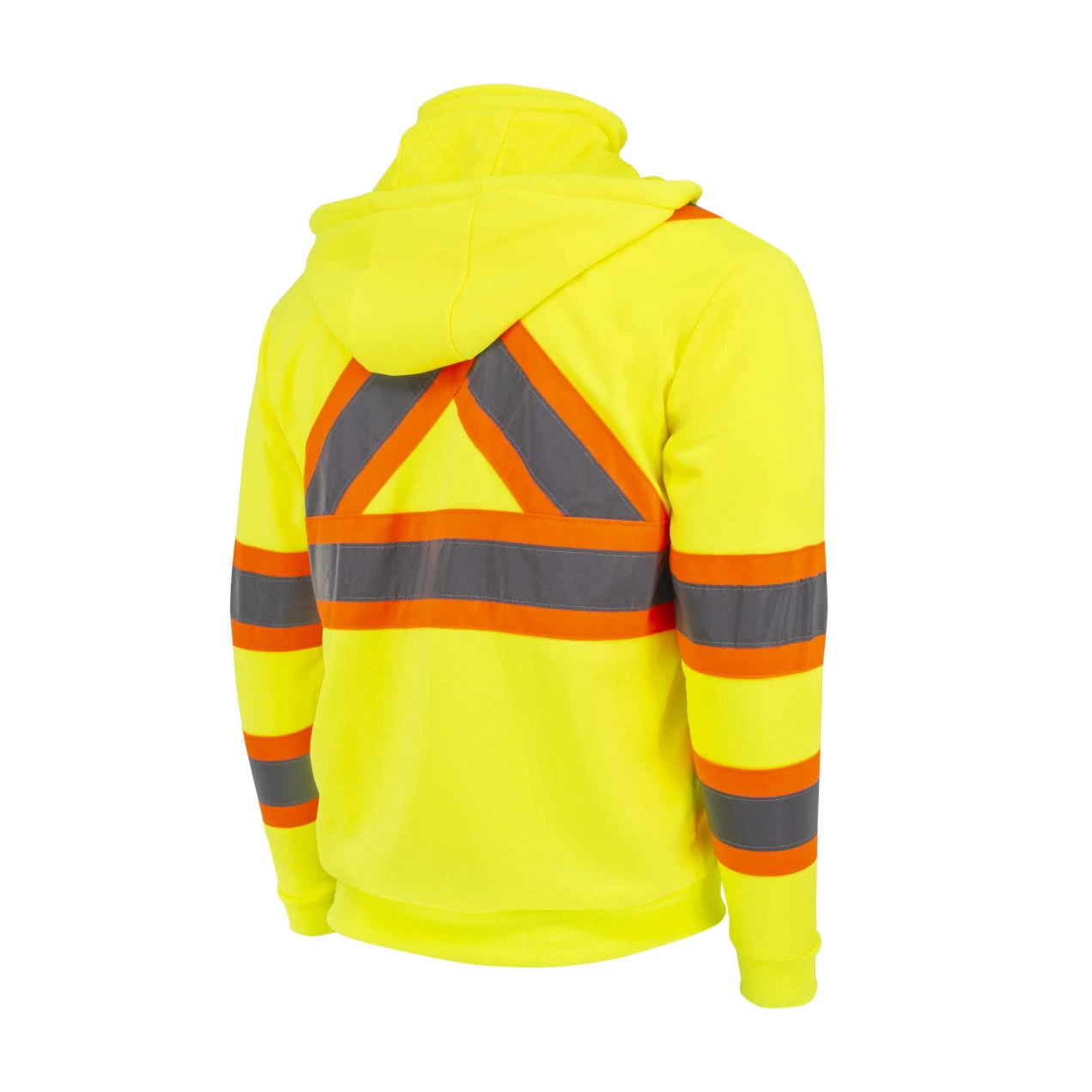 High Neck Zip Front X-Back Hooded Sweatshirt, 1 EA #SW01X-2 - Image 6