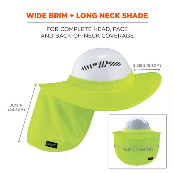 Hard Hat Brim and Neck Shade, 1 EA #6660 - Image 2