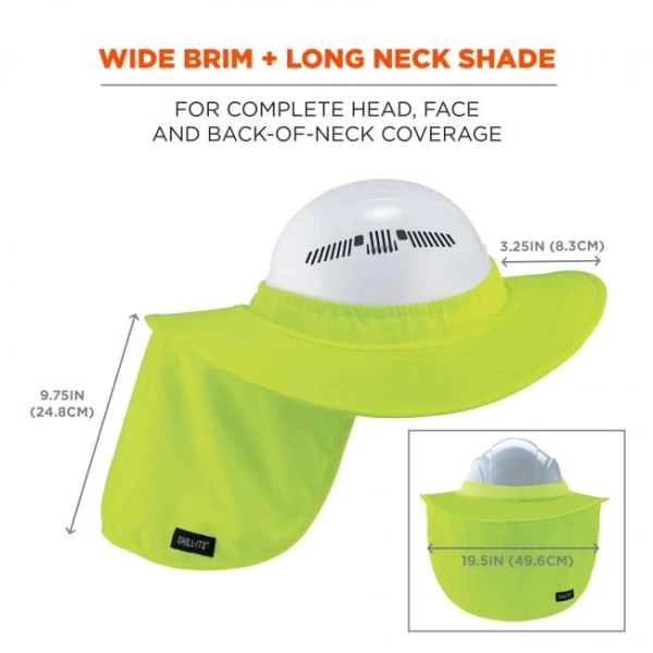 Hard Hat Brim and Neck Shade, 1 EA #6660 - Image 2