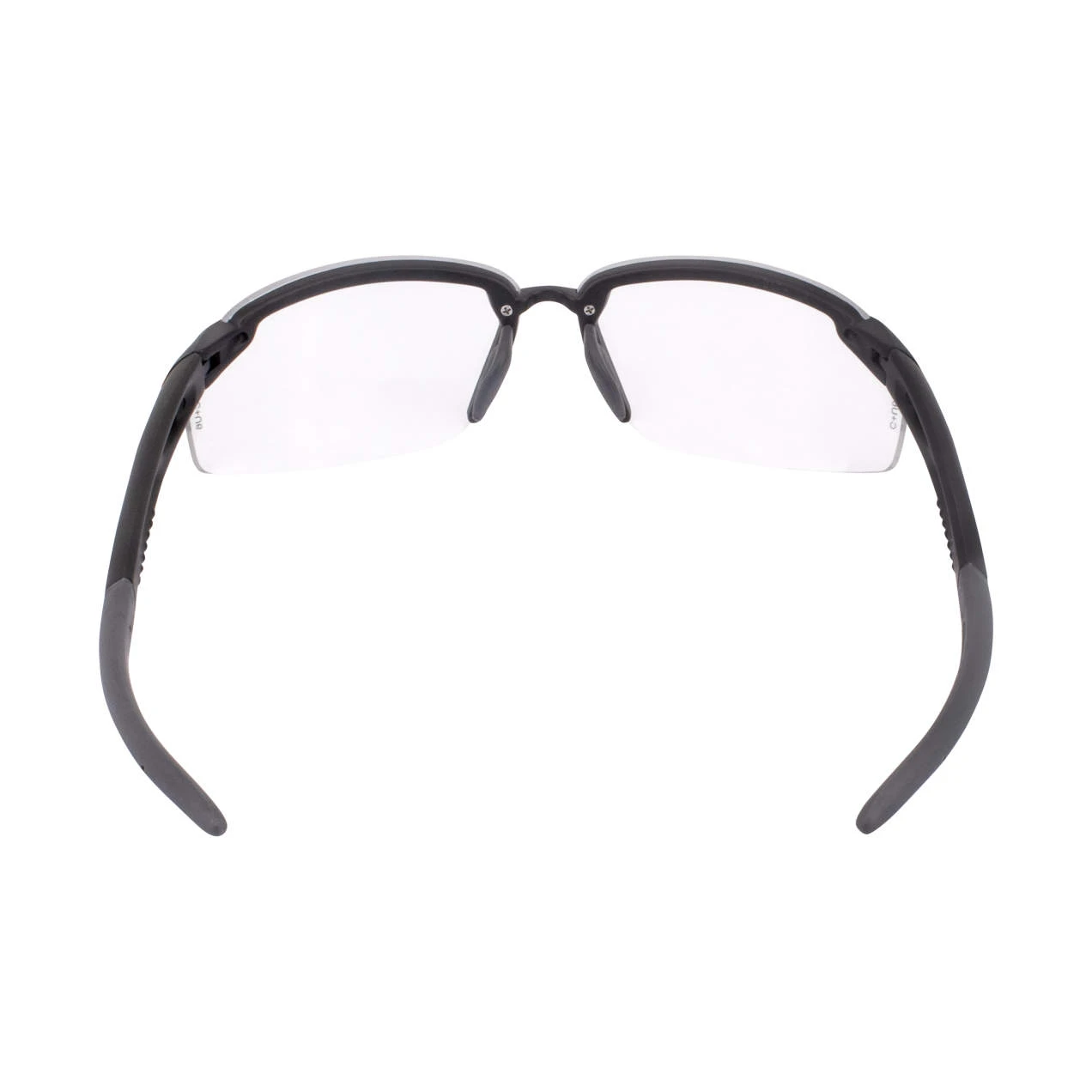 Crossfire ES5W Premium Safety Eyewear, Matte Black Frame, Clear Lens, MOQ 12, #1224W - Image 6