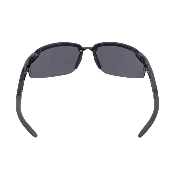 Crossfire ES5W Premium Safety Eyewear, Crystal Black Frame, Smoke Lens, 1 DZ #1241W - Image 5