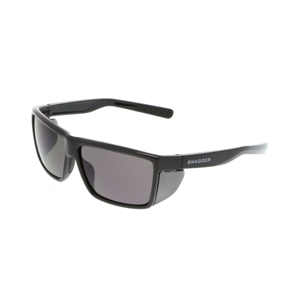 Swagger® SR2 Series Safety Glasses, Soft TPR Nose Pad and Temple Ends, Detachable Side Shields , 12/BX #SR212