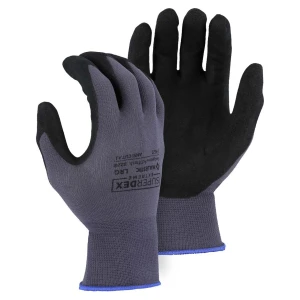 SuperDex Micro Foam Nitrile Palm Coated Glove on Nylon Shell, 1 DZ #3228-Logo (Logo Included)