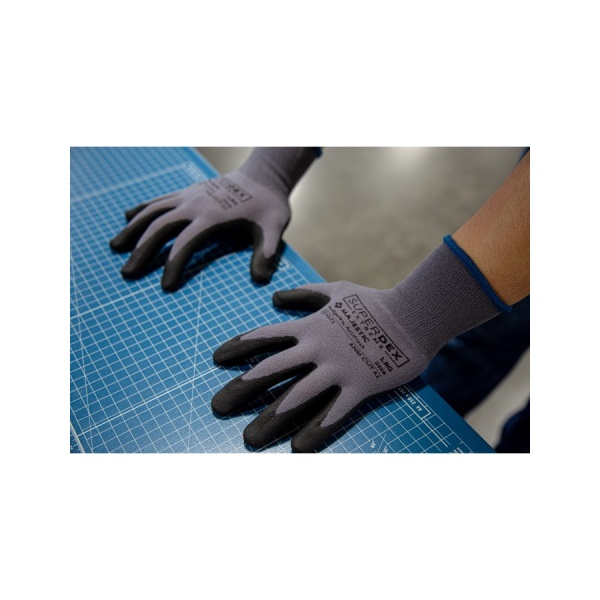 SuperDex Micro Foam Nitrile Palm Coated Glove on Nylon Shell, 1 DZ #3228 - Image 2