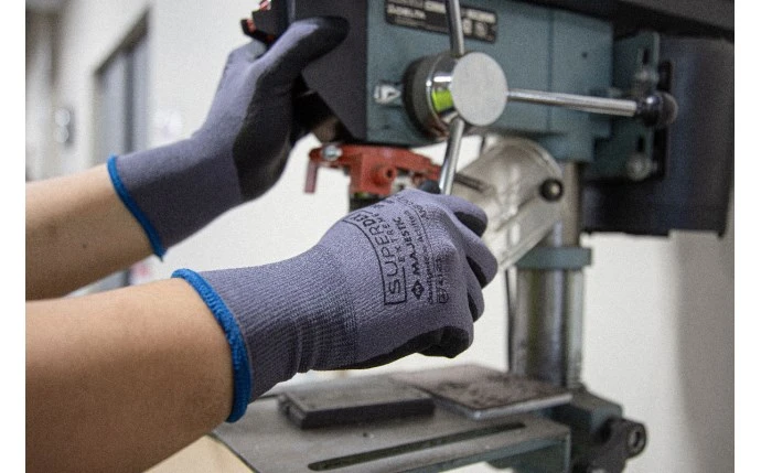 SuperDex Micro Foam Nitrile Palm Coated Glove on Nylon Shell, 1 DZ #3228-Logo (Logo Included) - Image 4