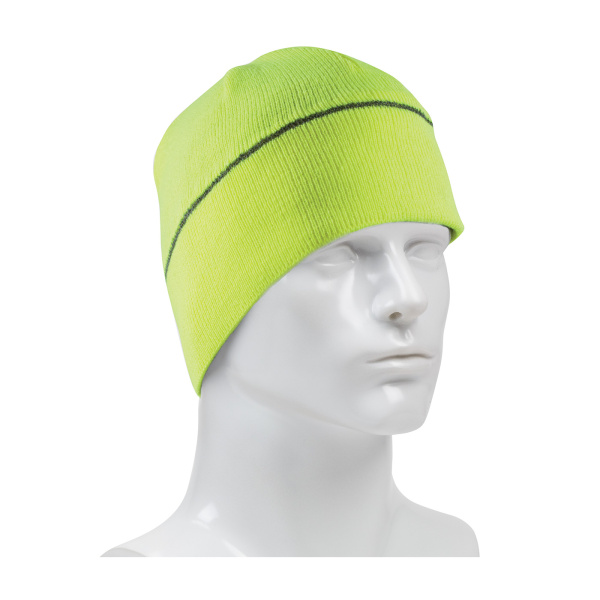 Winter Beannie Cap with Reflective Stripe  #360-BEANNIE - Image 2