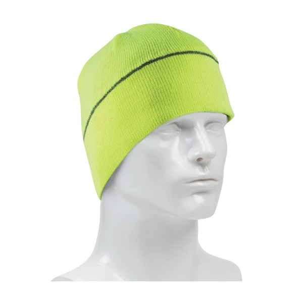 Winter Beannie Cap with Reflective Stripe  #360-BEANNIE - Image 2