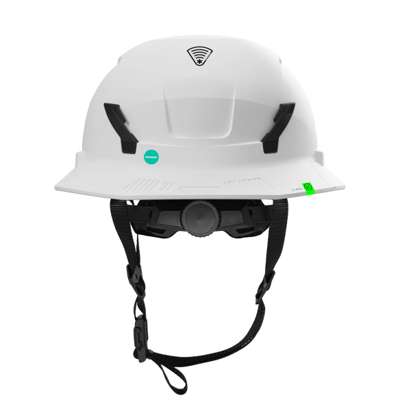 SHK-1 Full Brim Vented, White #SHK1-FB-CW - Image 2