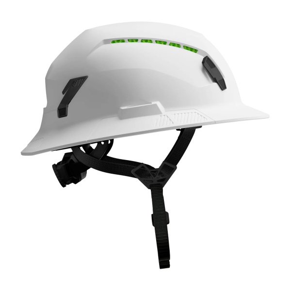 SHK-1 Full Brim Vented, White #SHK1-FB-CW - Image 4