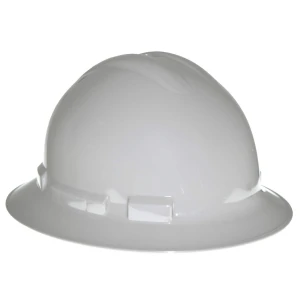 Quartz™ Full Brim 4 Point Ratchet Hard Hat - Gray, #QHR4-GRAY