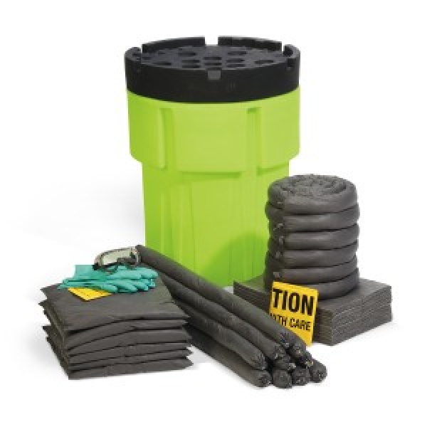 Universal 65-Gallon Hi-Viz OverPack Drum Spill Kit #SPKU-65-HV