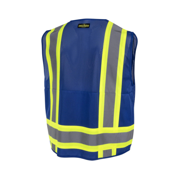 Radians SV6P-1 Type O Class 1 Mesh Surveyor Vest, Blue, 1 EA #SV6P-1 - Image 3