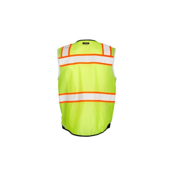 Premium Black Bottom Vest, Lime, 1 EA #1515 - Image 3
