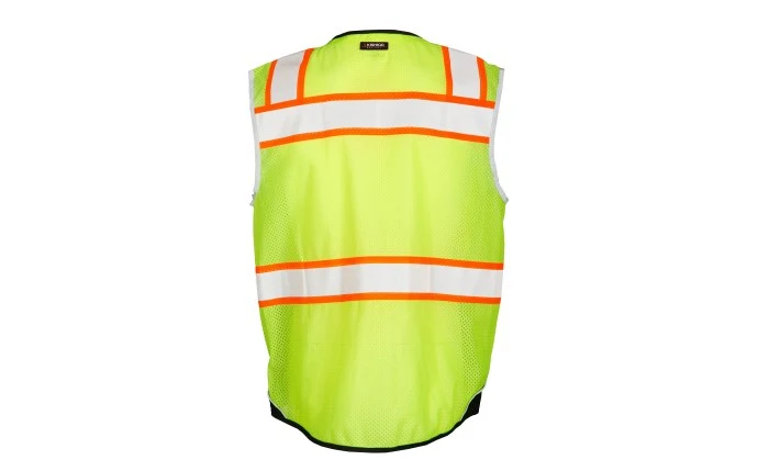 Premium Black Bottom Vest, Lime, 1 EA #1515 - Image 3