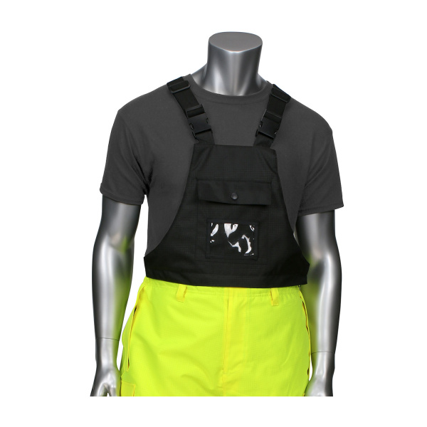 ANSI Class E Insulated Bib Pants with Black Trim, Hi-Vis Yellow  #318-1775 - Image 3