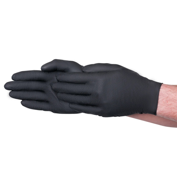 VGuard 8 mil Black Diamond Guard Gloves #A1GA3 - Image 3