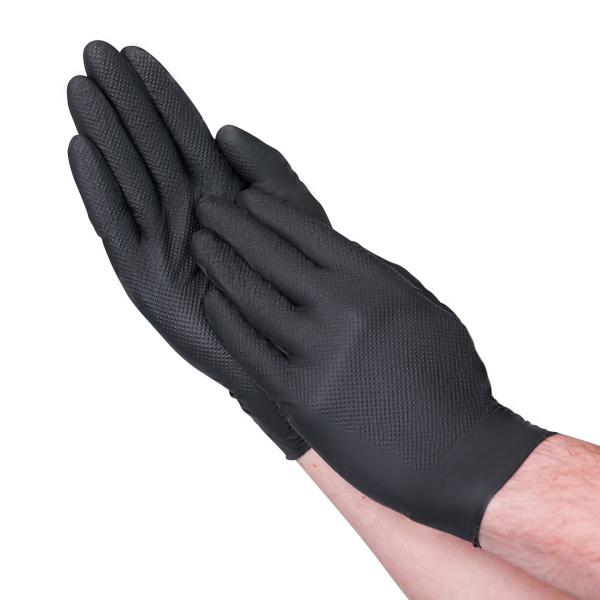 VGuard 8 mil Black Diamond Guard Gloves #A1GA3