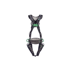 V-FLEX Harness, Construction, Extra Small, Back D-Ring, Chest D-Ring, Hip D-Rings, Quick Connect Leg Straps #10211342