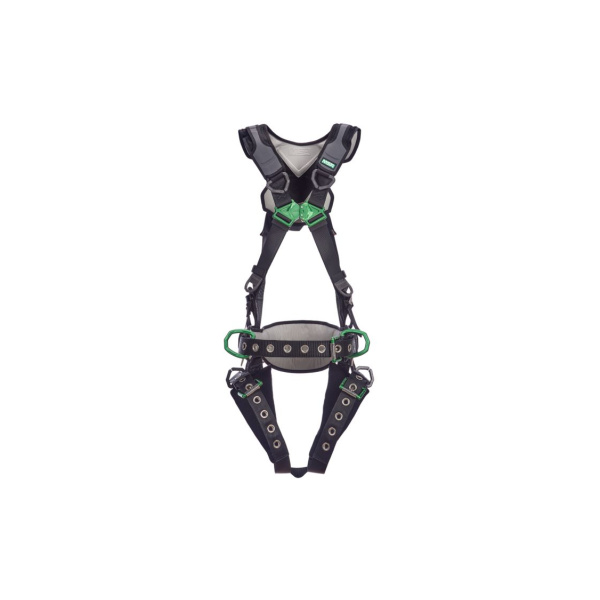 V-FLEX Harness, Construction, Extra Small, Back D-Ring, Chest D-Ring, Hip D-Rings, Quick Connect Leg Straps #10211342