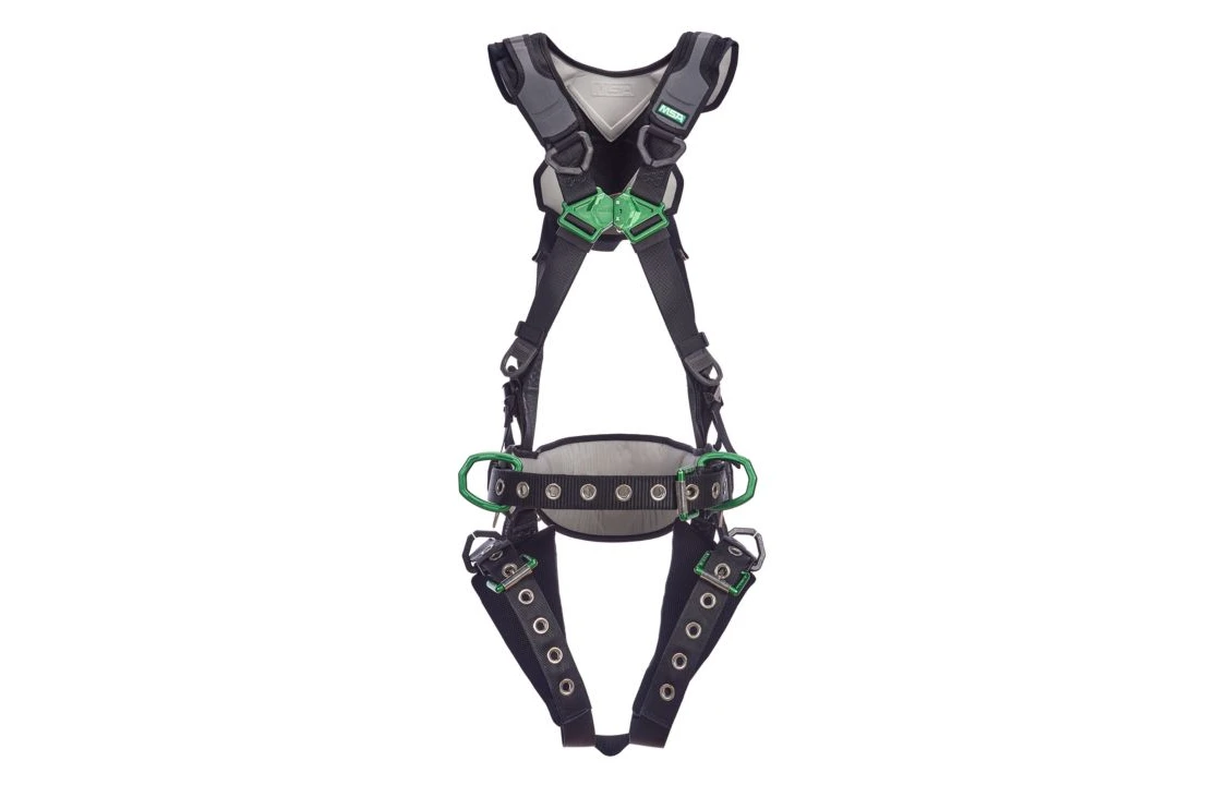 V-FLEX Harness, Construction, Extra Small, Back D-Ring, Chest D-Ring, Hip D-Rings, Quick Connect Leg Straps #10211342