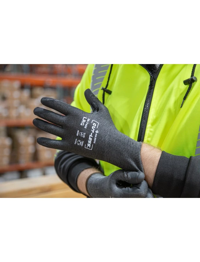 Cut-Less Korplex Glove with Foam Nitrile Palm, 18g, ANSI A4, 1 DZ #35-7465 - Image 5