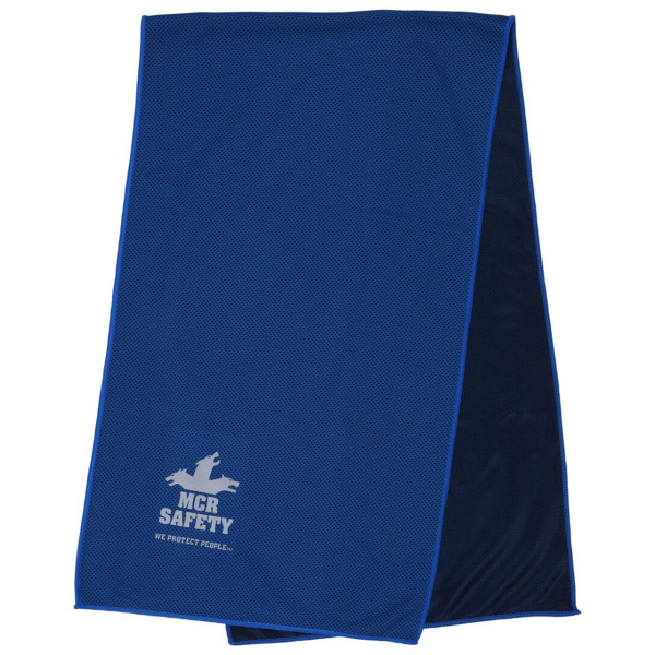 MCR Safety Cooling Gear - 1 Piece Large Blue Cooling Towel, 1 EA #CGT13 - Image 3